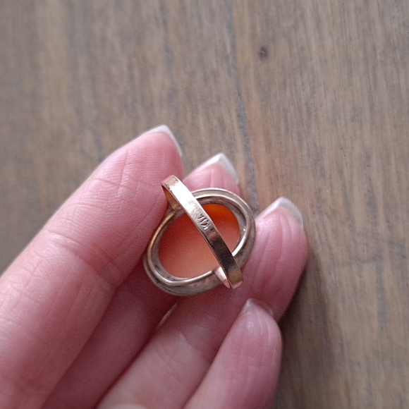 14K gold cameo ring - Picture 8 of 13